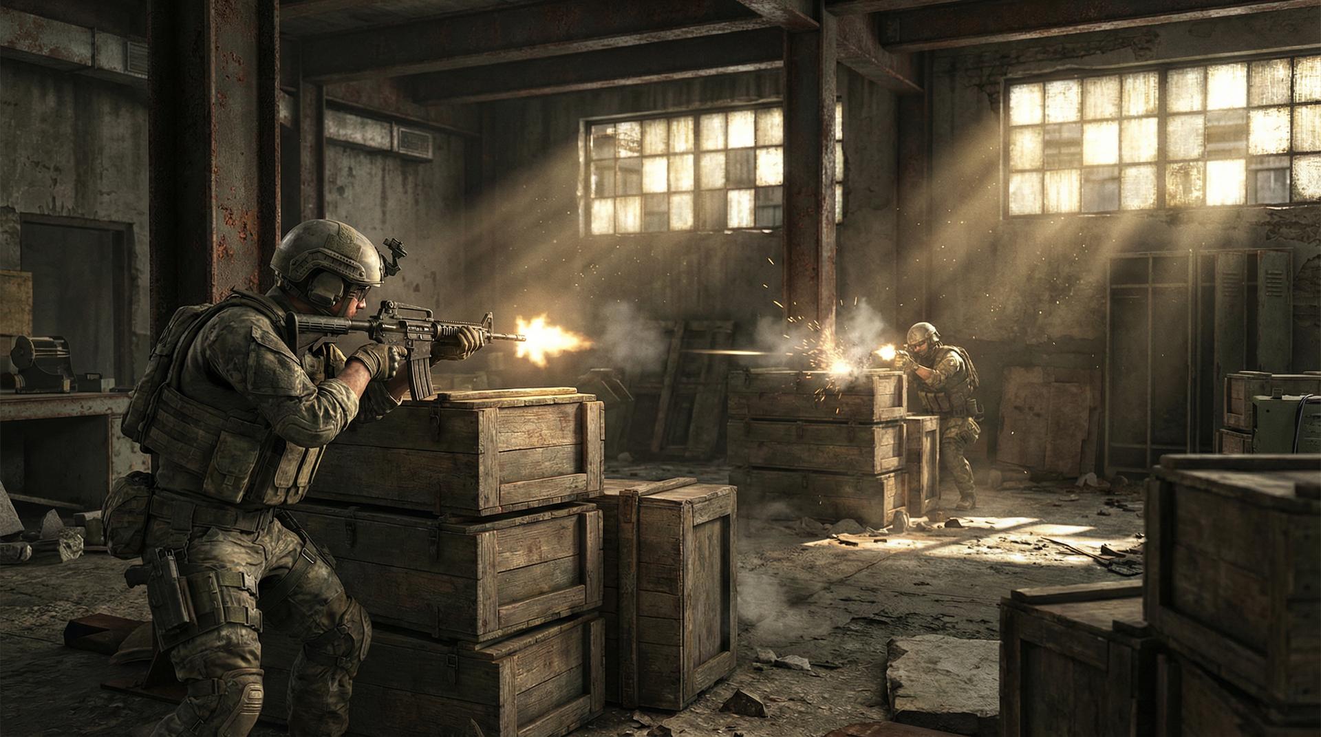 重口绝地求生室内近战视频教程